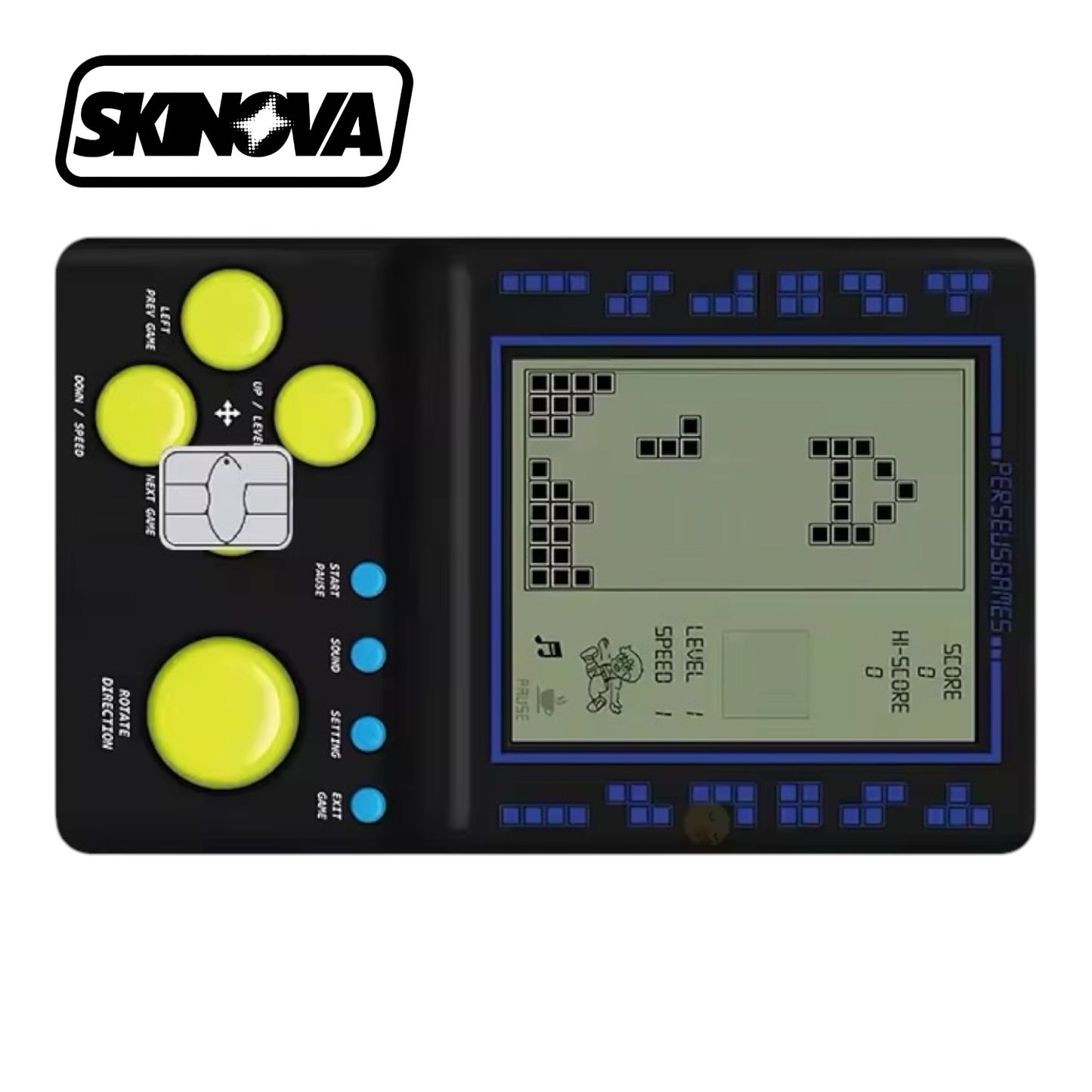 “Retro Brick Game” Premium Card Skin