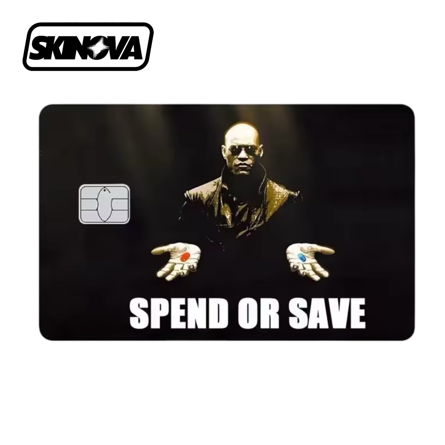 “Save Or Spend Matrix” Premium Card Skin
