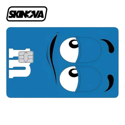 “Blue M&M Guy” Premium Card Skin
