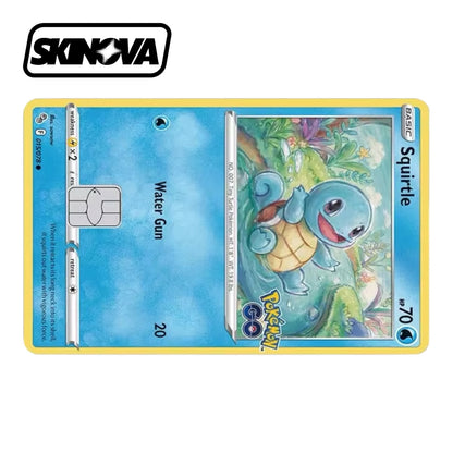 “Squirtle Pokemon Go Card” Premium Card Skin