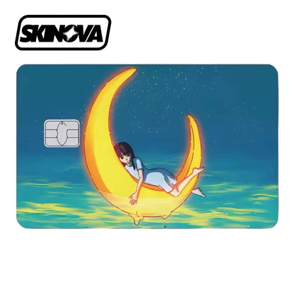 “Girl On The Moon” Premium Card Skin