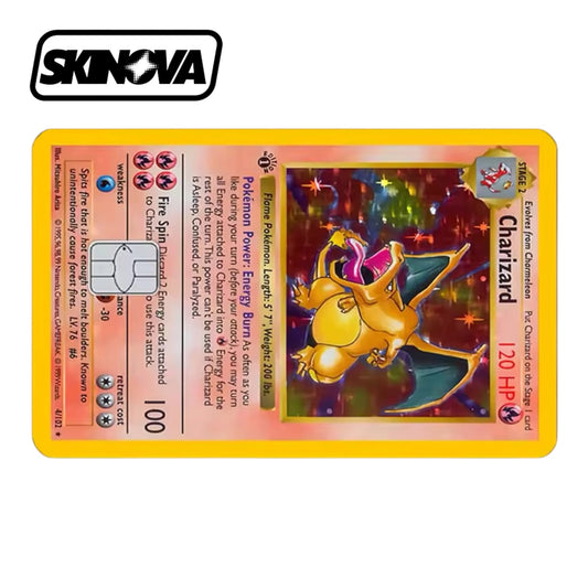 “Charizard Holo 1st Edition” Premium Card Skin
