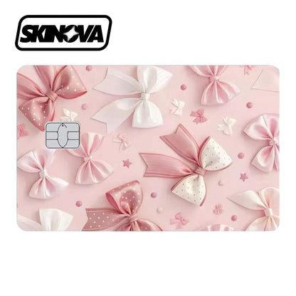 “Pink Bows” Premium Card Skin