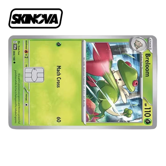 “Breloom Pokemon”Premium Card Skin