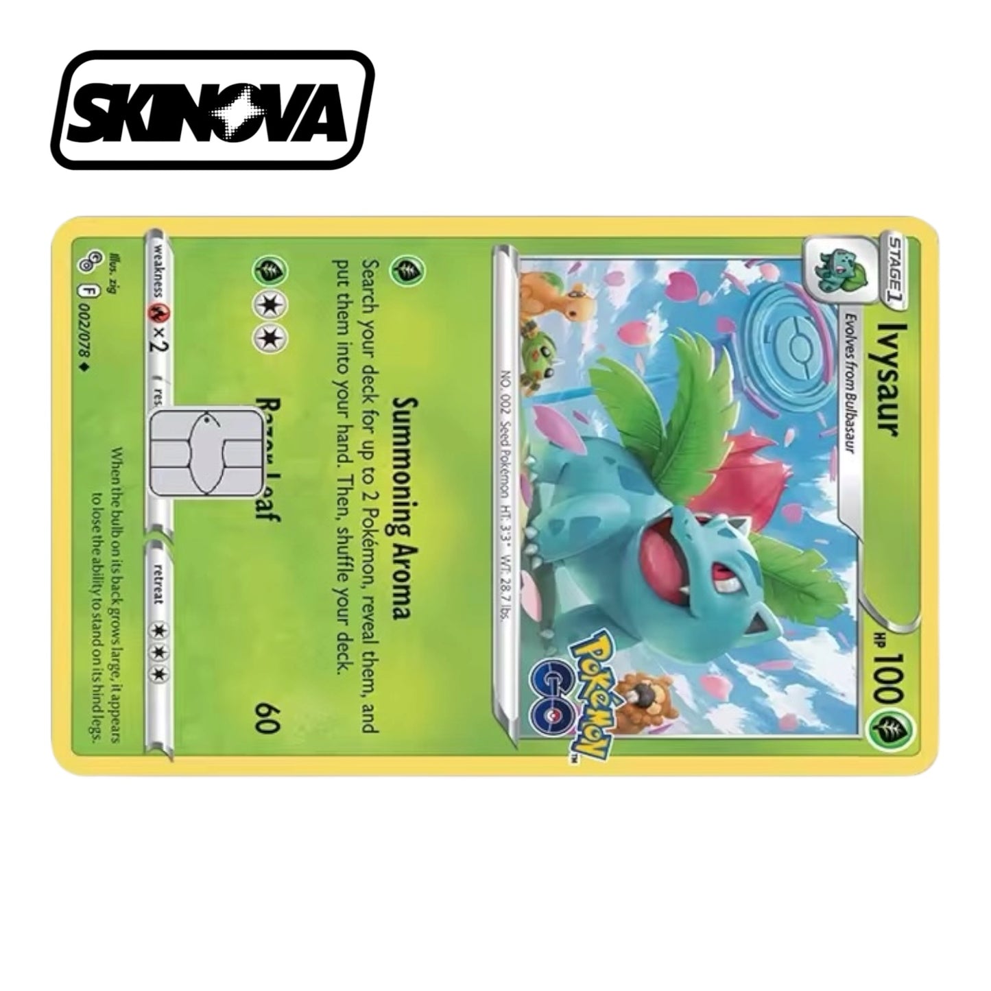 “Ivysaur Pokemon Go” Premium Card Skin