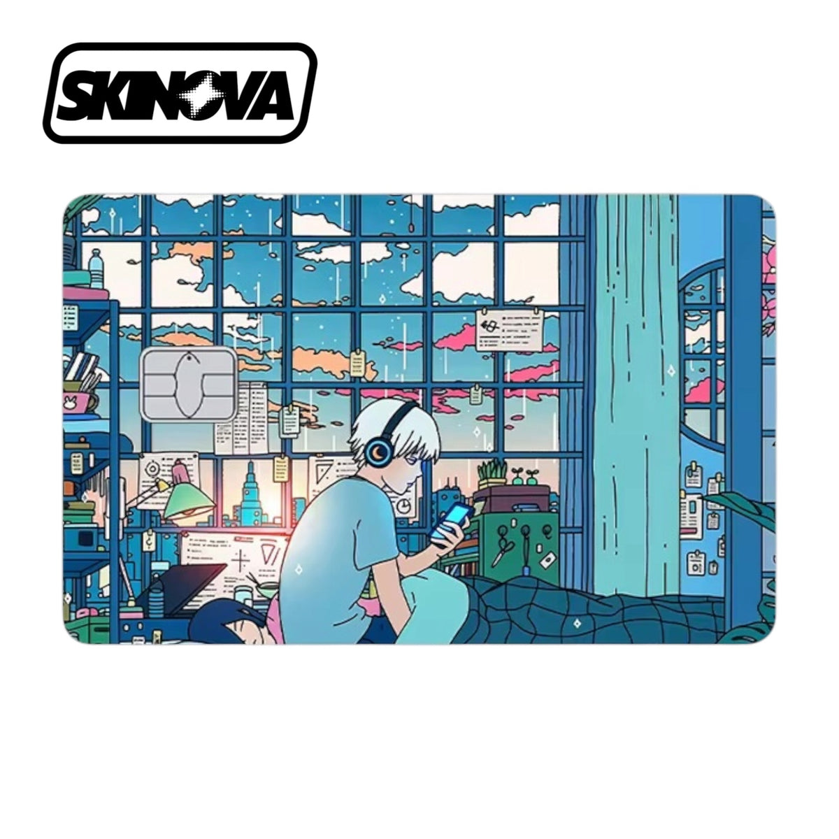 “Cozy & Alone” Premium Card Skin