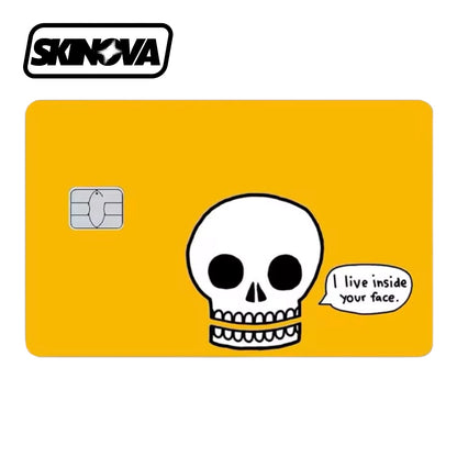 “I Live Inside Your Face” Premium Card Skin