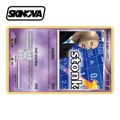 “Stonks Pokemon Card” Premium Card Skin