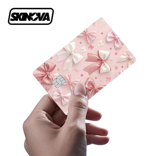 “Pink Bows” Premium Card Skin