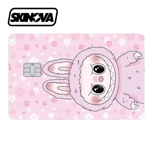 “Pink Flower Labubu” Premium Card Skin