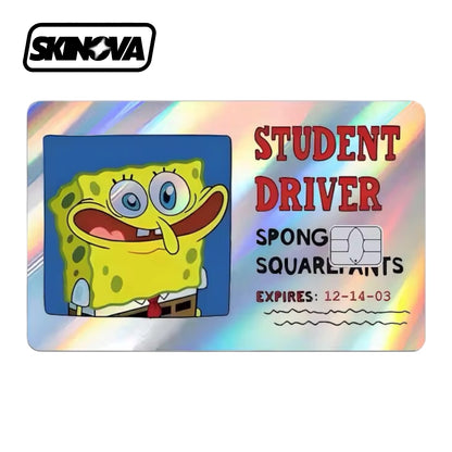 “SpongeBob Student Driver” Premium Card Skin
