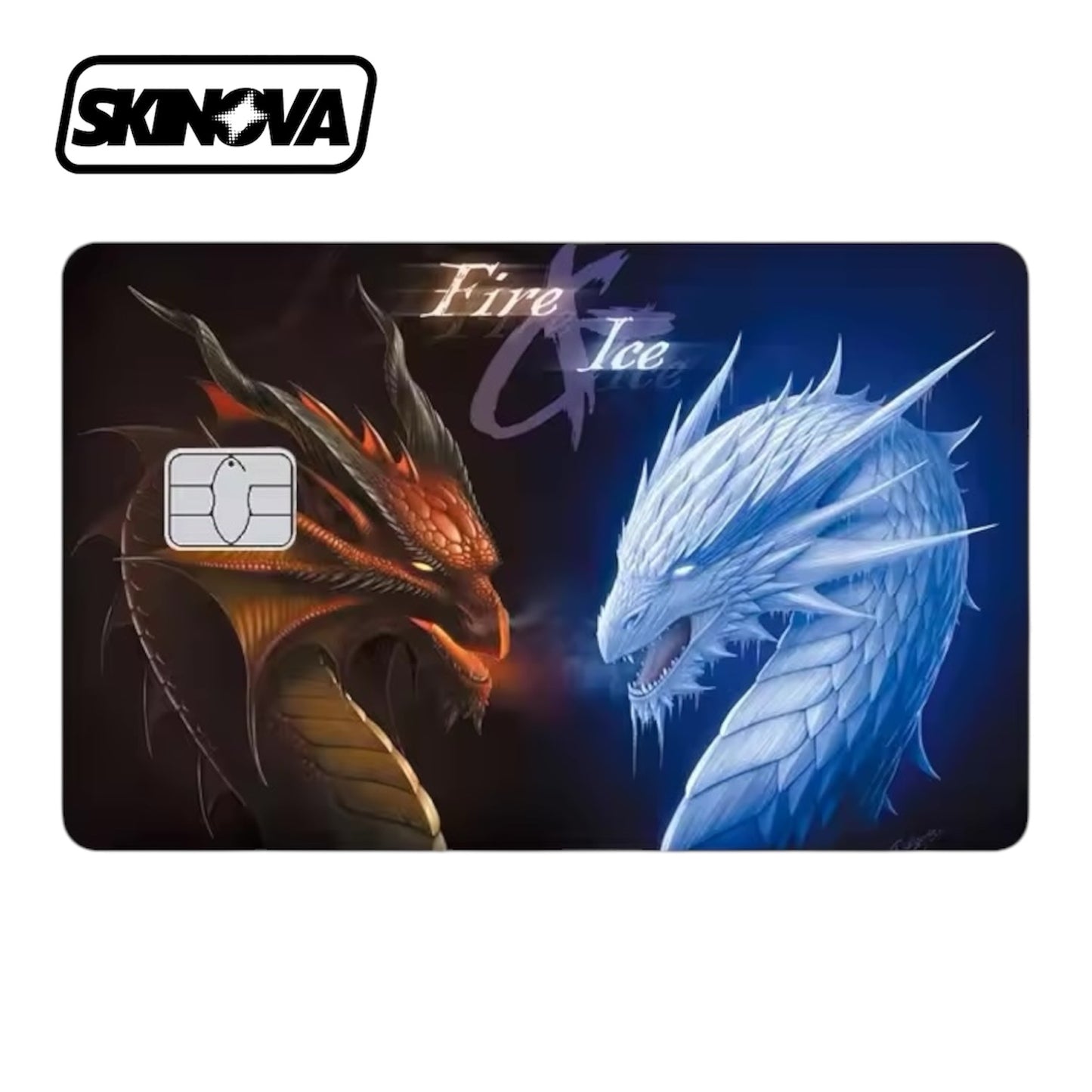 “Fire & Ice Dragons” Premium Card Skin