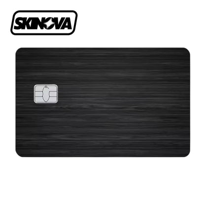 “Black Wood Grain” Premium Card Skin