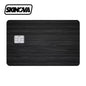 “Black Wood Grain” Premium Card Skin
