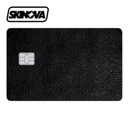 “Black Leather” Premium Card Skin