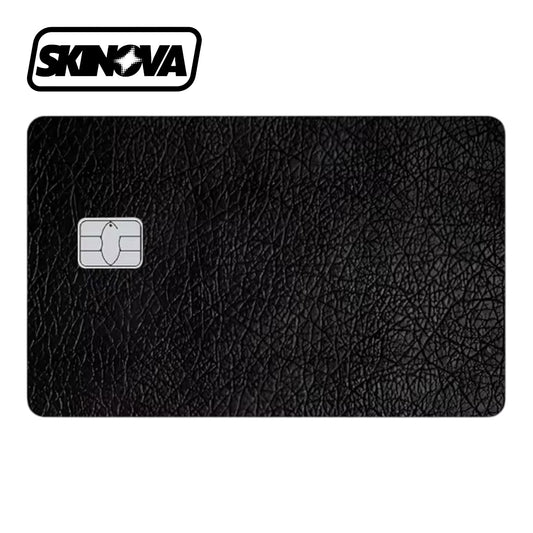 “Black Leather” Premium Card Skin