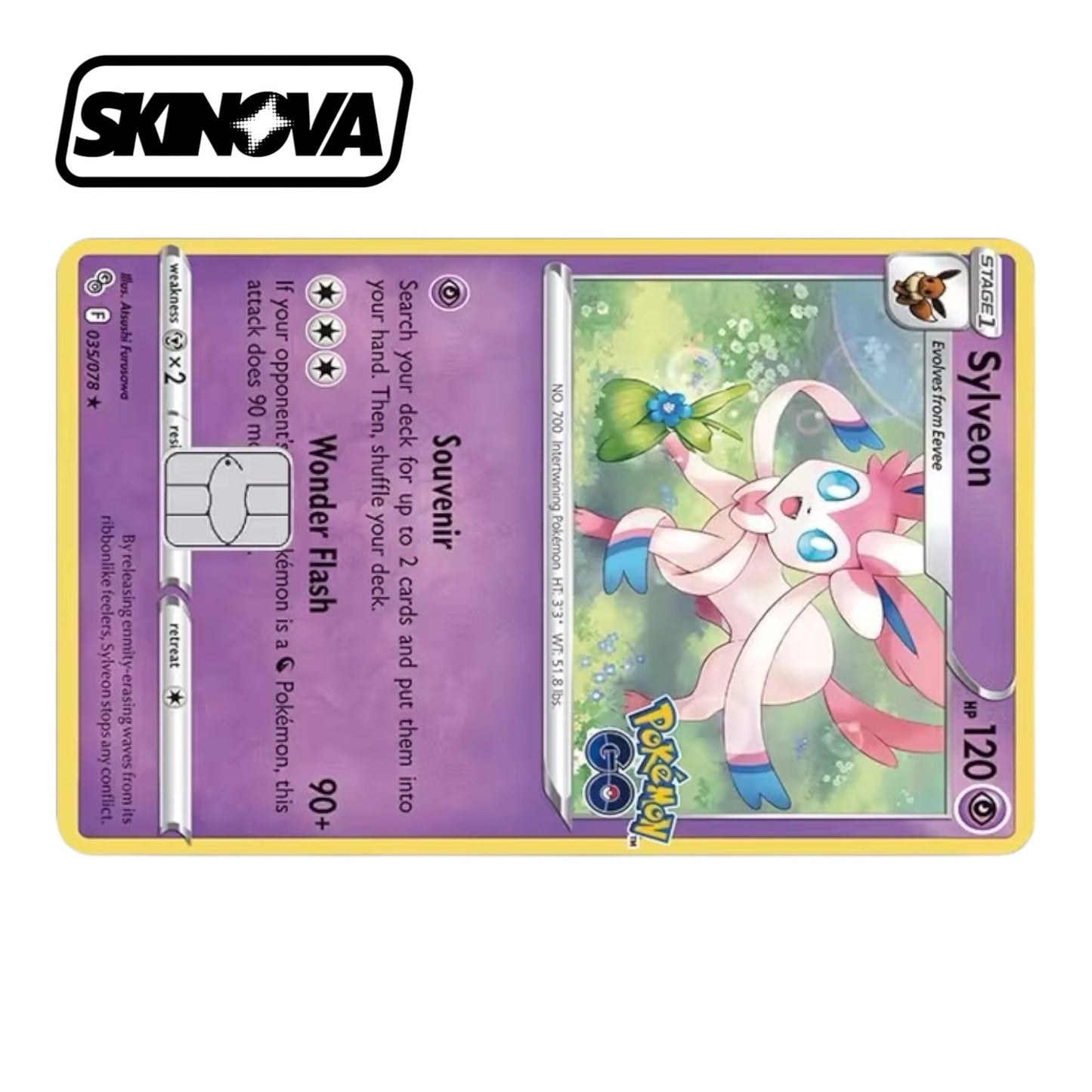 “Sylveon Pokemon Go” Premium Card Skin