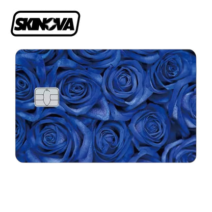 “Blue Roses” Premium Card Skin