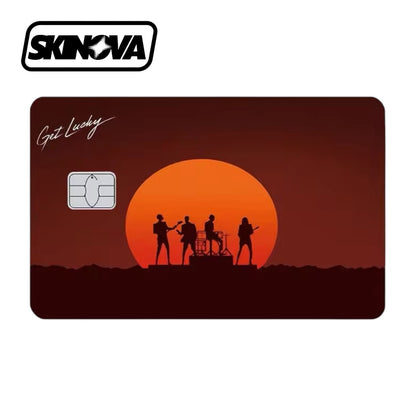 “Get Lucky Sunset” Premium Card Skin