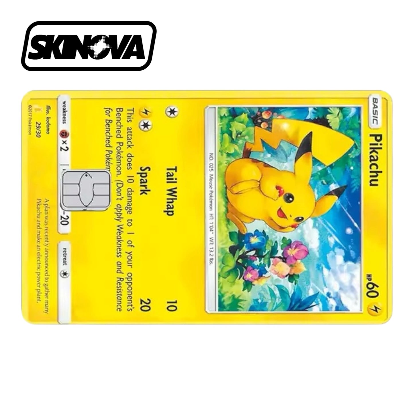 “Pikachu Pokemon Card” Premium Card Skin