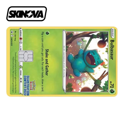 “Happy Bulbusaur Pokemon” Premium Card Skin