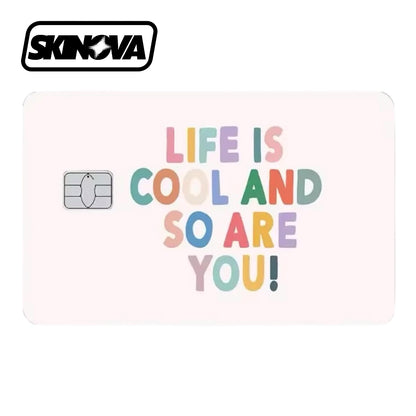 “Life Is Colorful” Premium Card Skin