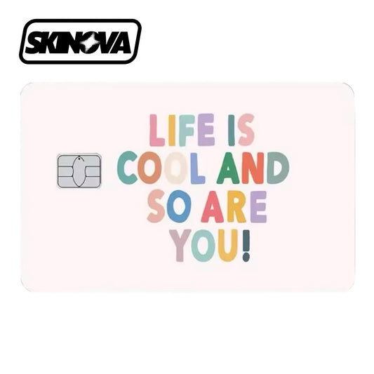 “Life Is Colorful” Premium Card Skin