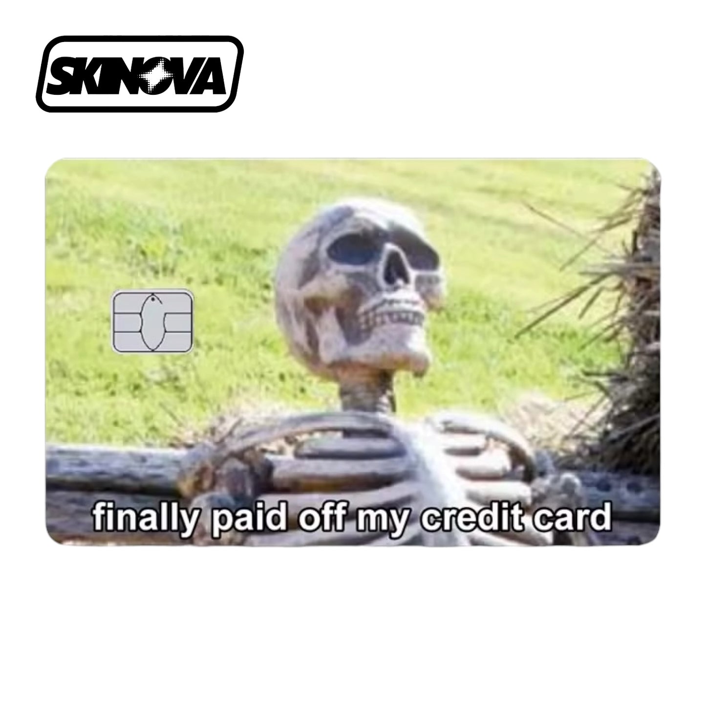 “Fully Paid Off My Credit Card” Premium Card Skin