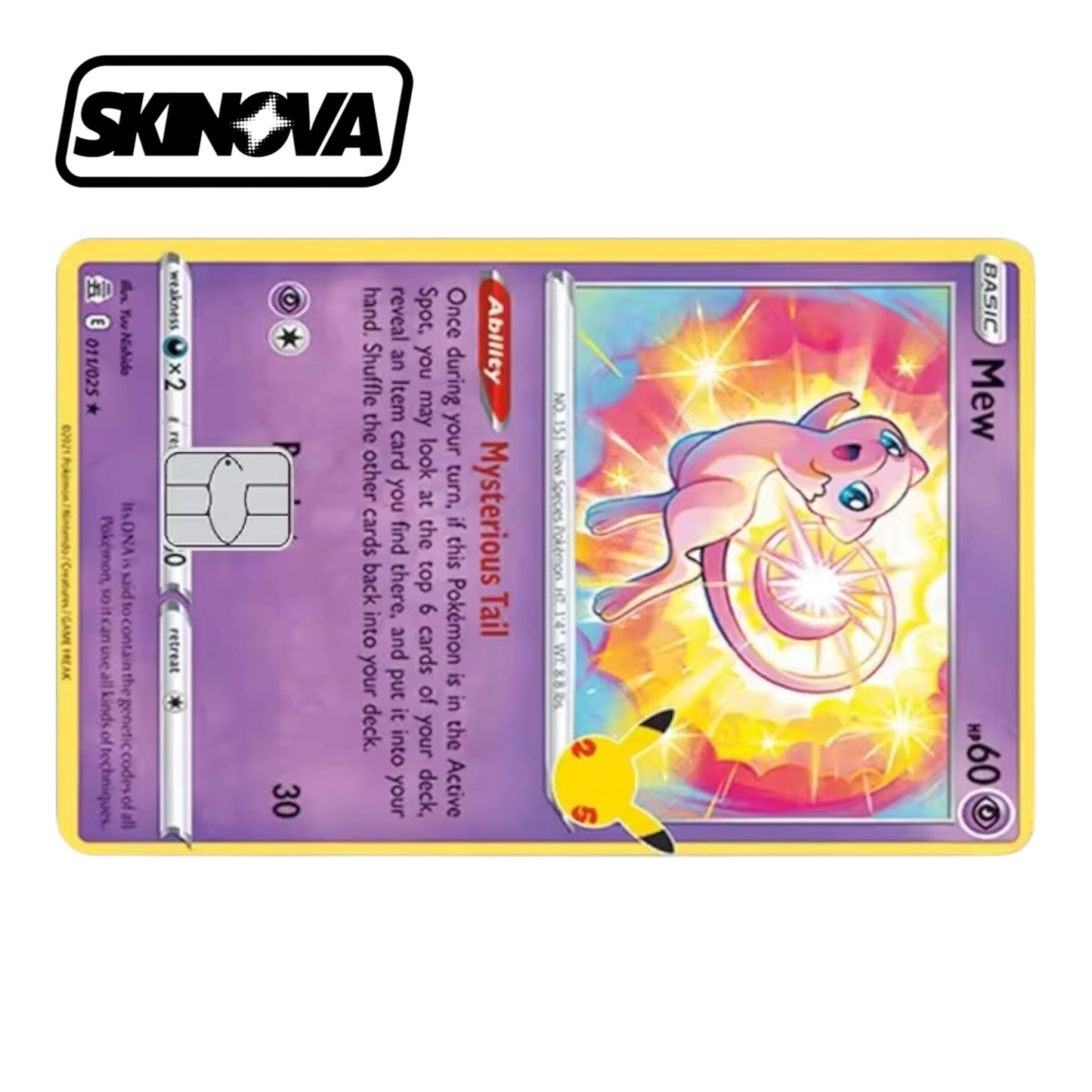 “Mew Pokemon Celebrations” Premium Card Skin