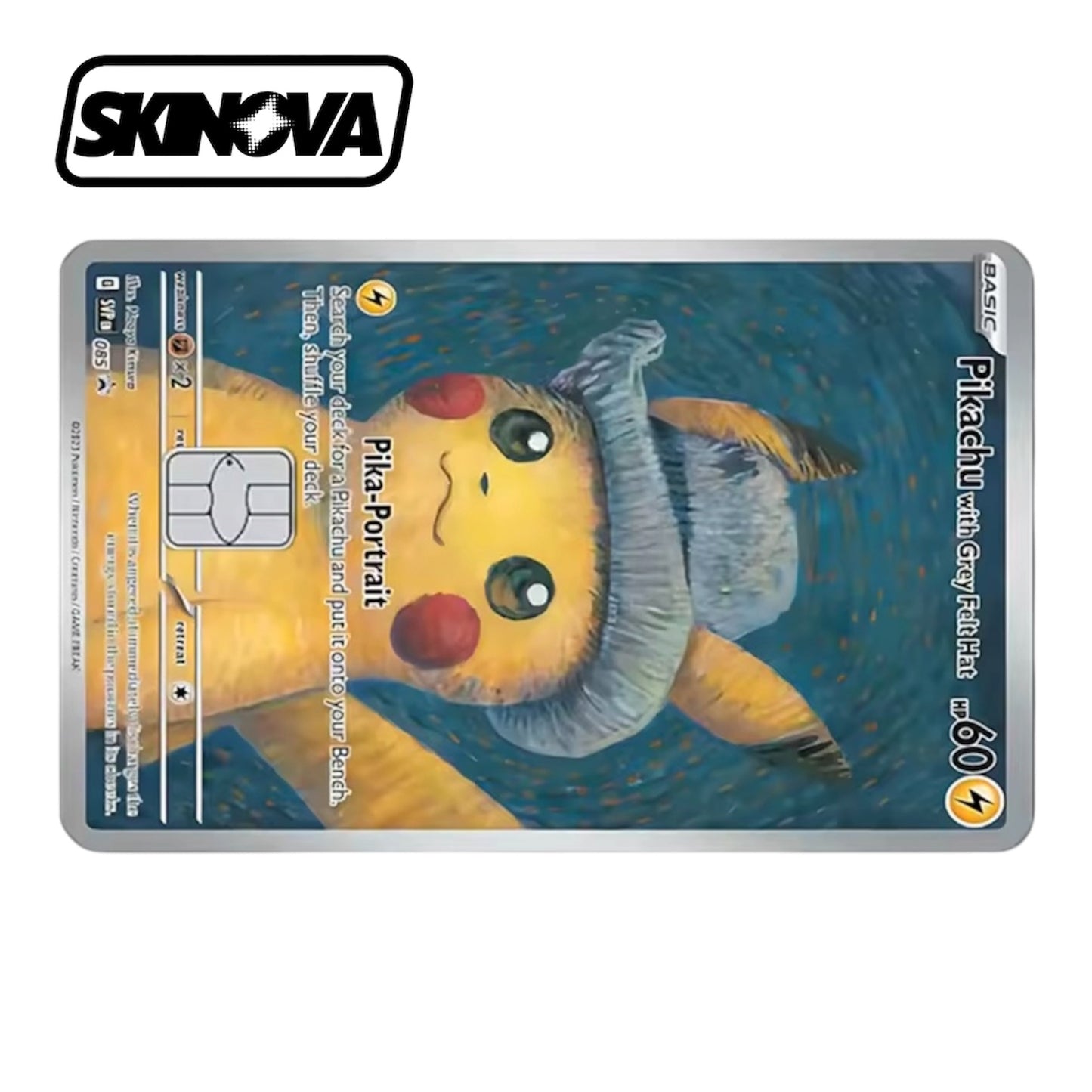 “Pikachu With Grey Felt Hat” Premium Card Skin
