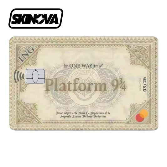 “Platform 9 3/4 Ticket” Premium Card Skin