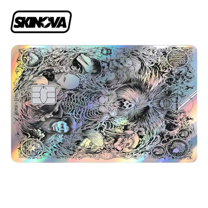 "Skull" Attack On Titan Premium Holographic Card Skin
