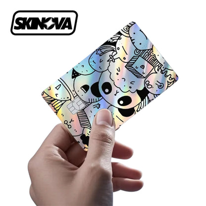 Cute Cartoon Panda Card Skin