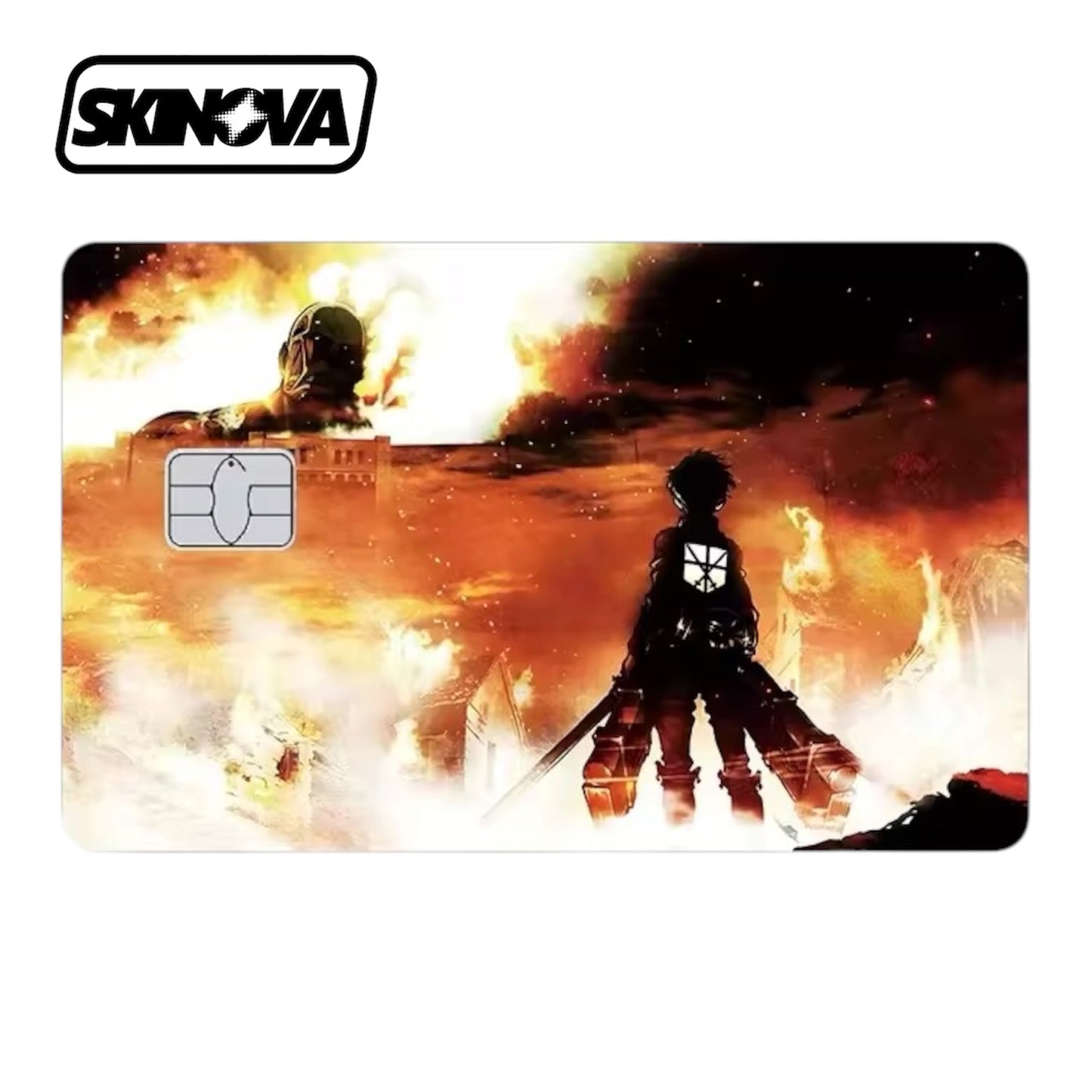 "Attack On Titan Fire" Premium Card Skin
